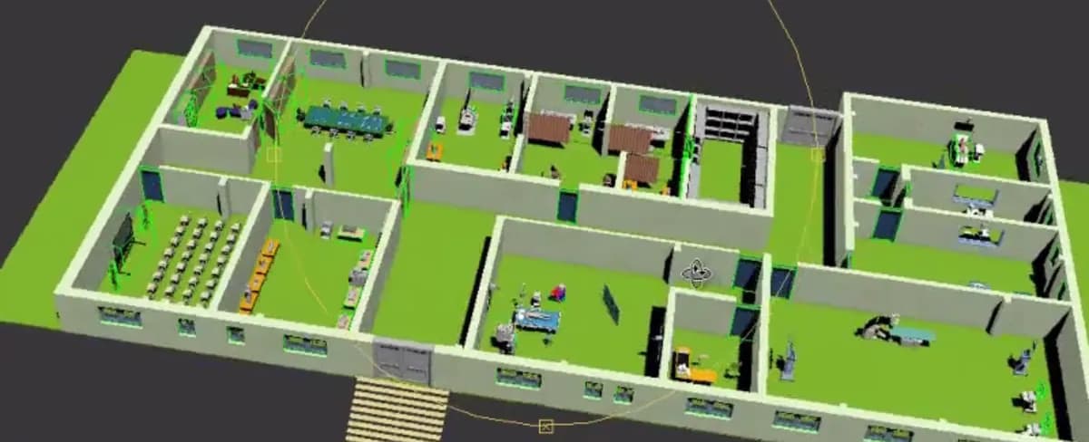 3D design of the Batna simulation center